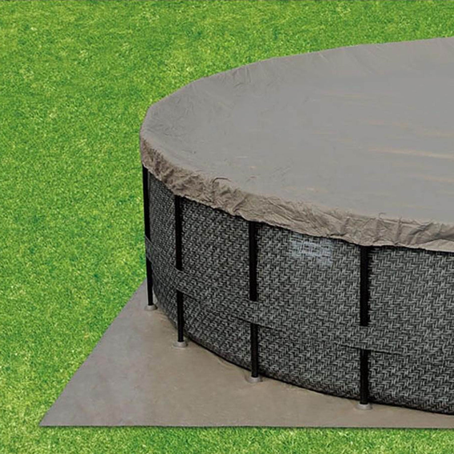 Summer Waves Elite 20ftx48in Above Ground Frame Swimming Pool Set w/ Pump  - 242947