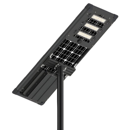 AVS Energy Solar LED Street Light 80 Watt 14400 Lumens 5000K Parking Lot Light Solar All in One Street Light - AVS-BF02-80W
