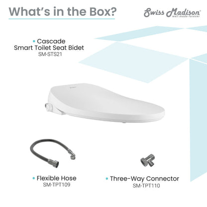 Swiss Madison Cascade Smart Toilet Seat Bidet - SM-STS21