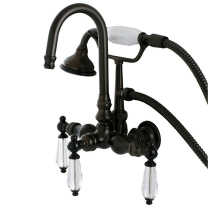 Eden Bath Kingston Brass Aqua Eden Wilshire Wall Mount Clawfoot Tub Faucet - AE7T5WLL