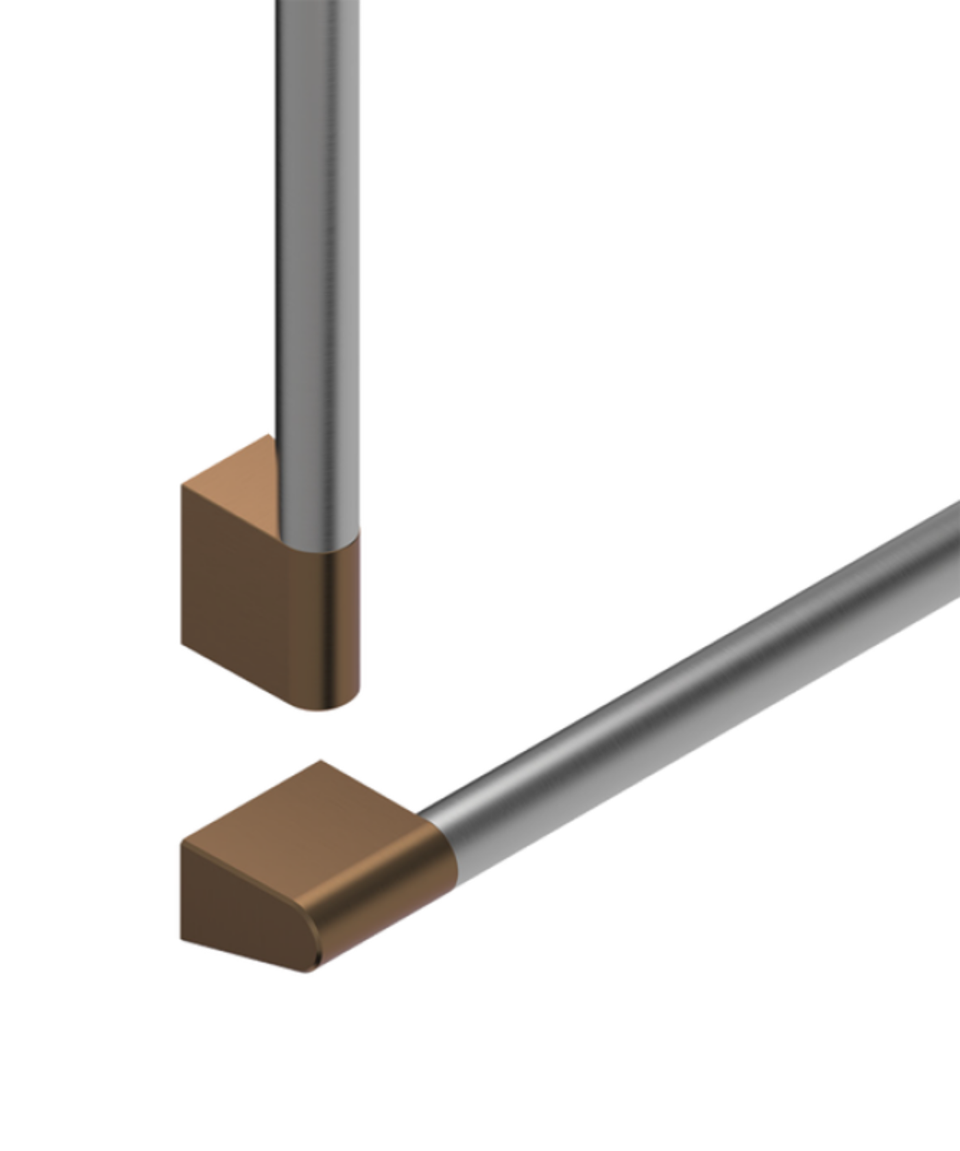 Fisher Paykel Professional Round Flush Handle Kit for Integrated Freezer, 24" Other - AHP3RD2484WDC