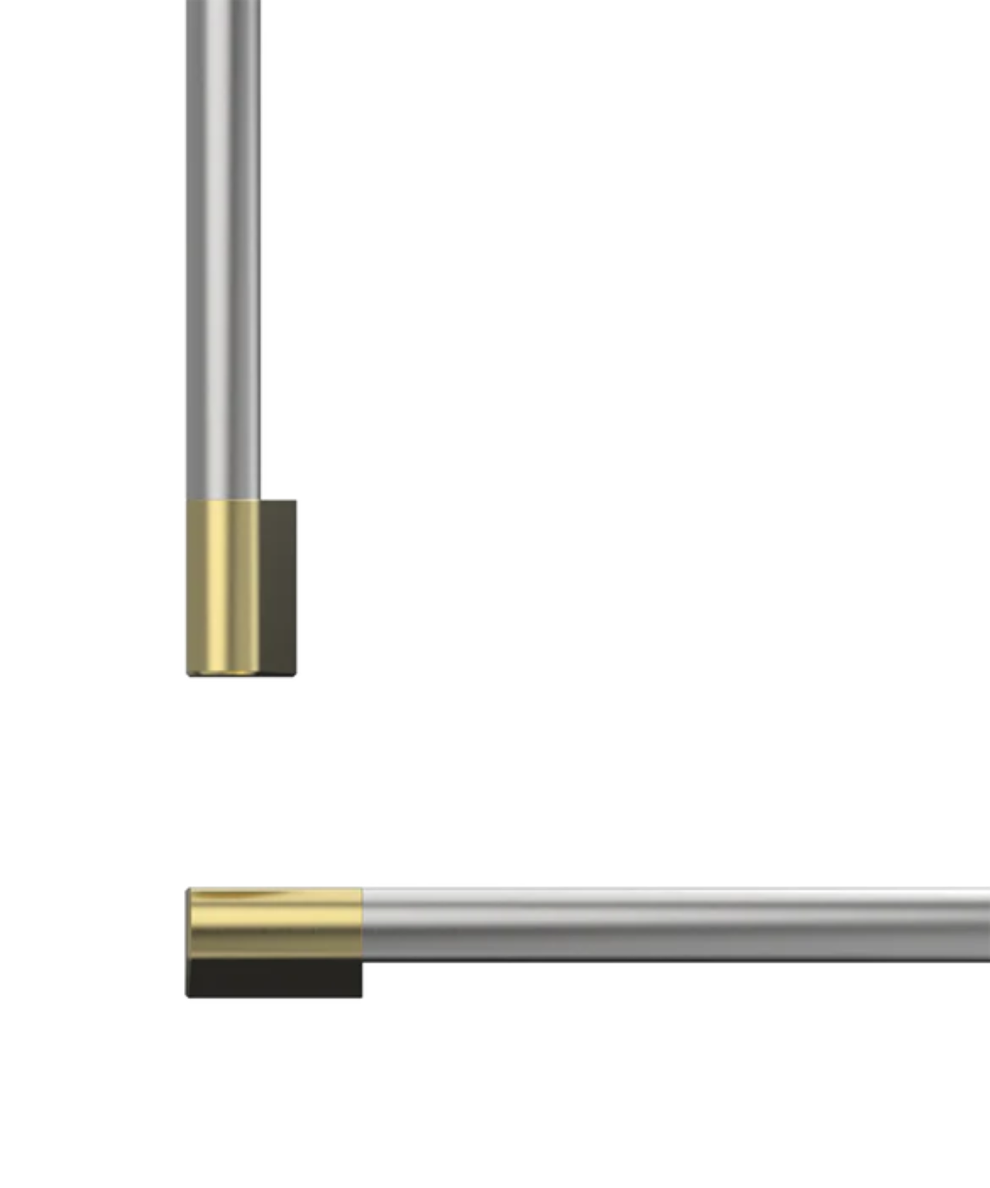 Fisher Paykel Professional Round Flush Handle Kit for Integrated Freezer, 30" Other - AHP3RD3084WBA