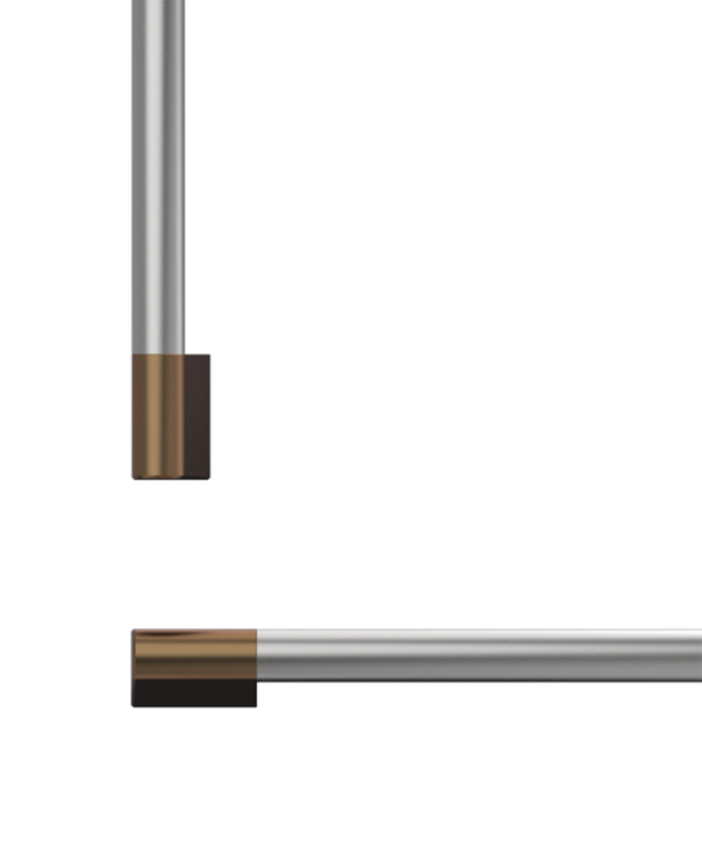 Fisher Paykel Professional Round Flush Handle Kit for Integrated Refrigerator Freezer, 30" Other - AHP3RD3084WDC