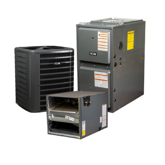 GOODMAN 2 Ton 14.5 SEER2 96% AFUE 40,000 BTU Gas Furnace and R32 Air Conditioner System - Horizontal - AQ-GD9S960403BN