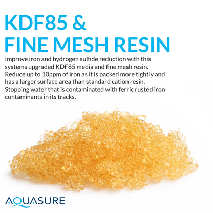 Aquasure Elite | 1,000,000 Gallons Whole House Water Filter Treatment Bundle with 48,000 Grains Softener w/ Fine Mesh Resin, 75 GPD Reverse Osmosis System - AS-SE1000FM