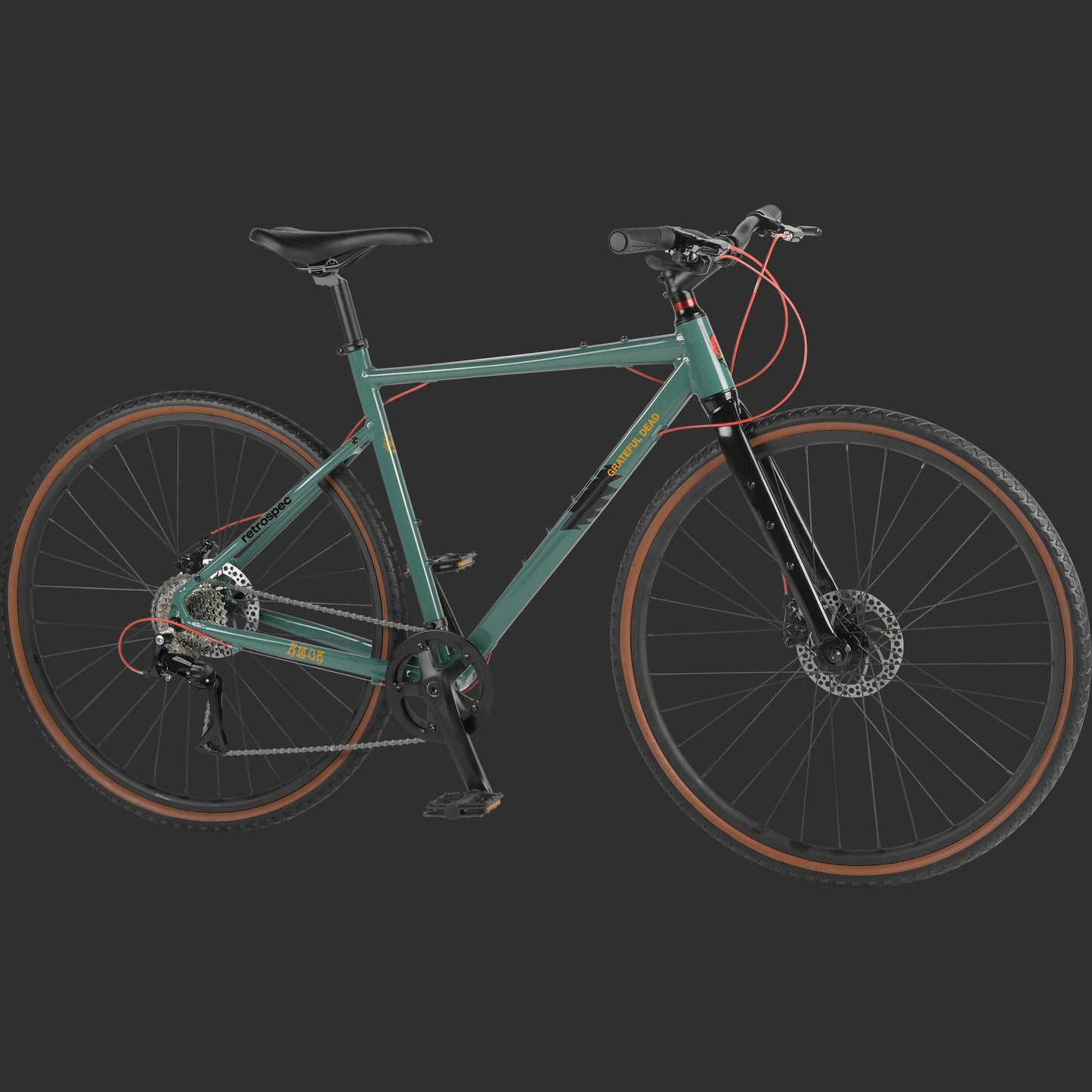 Retrospec Grateful Dead Amok Gravel Adventure Bike - 8 Speed - 6483