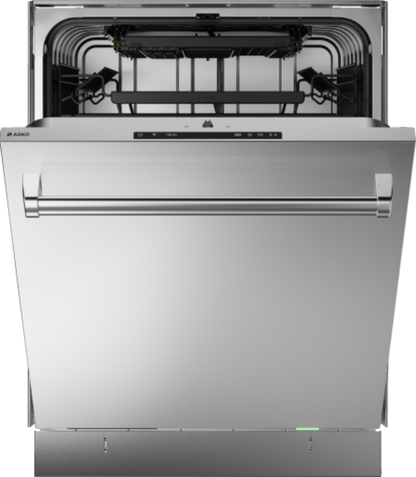 Asko 40 Series 24 Inch Stainless Steel Dishwasher with Front Controls and Pocket Handle - DBI364IS