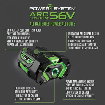 EGO Power+ 5.0Ah Battery and CH2100 Standard Charger Set - BA2800T_CH2100