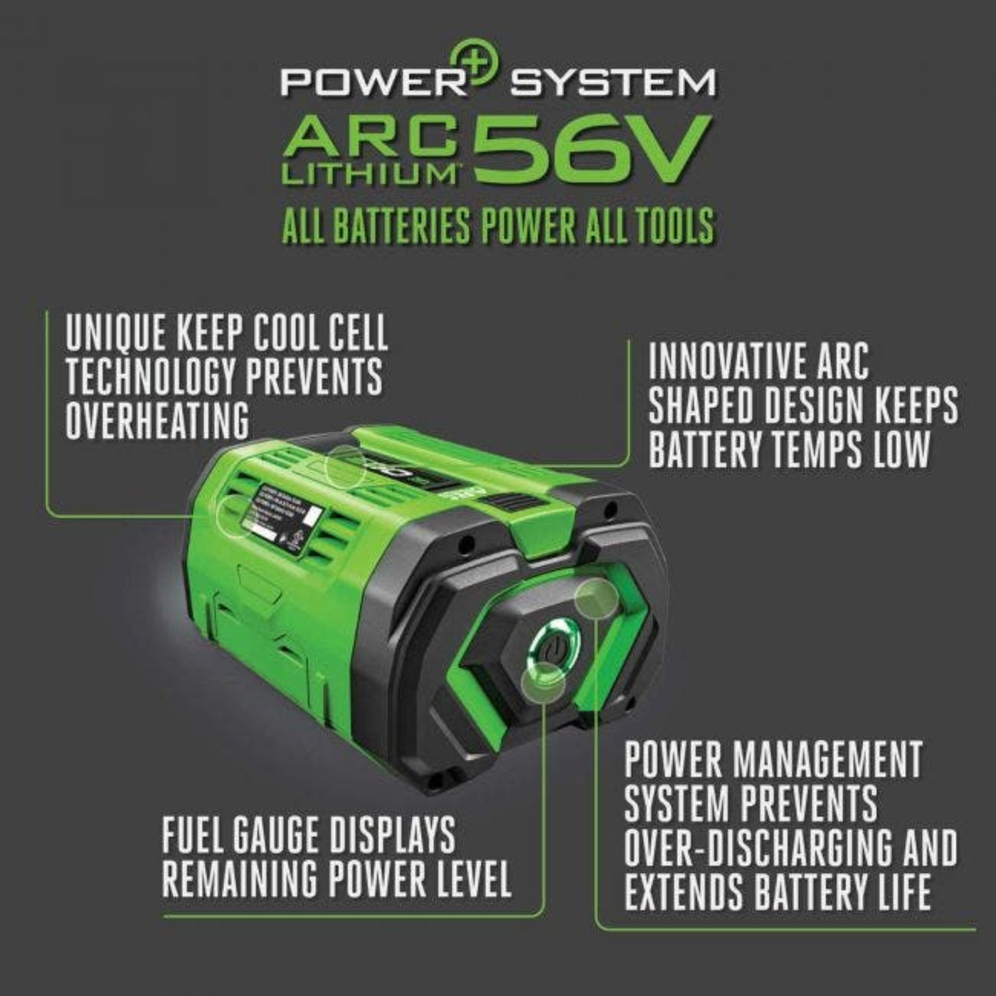 EGO Power+ 10Ah Battery - 2 PACK - BA5600T-2P