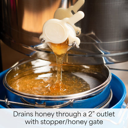 VIVO Electric 4 to 8 Frame Stainless Steel Honey Extractor - BEE-V004E