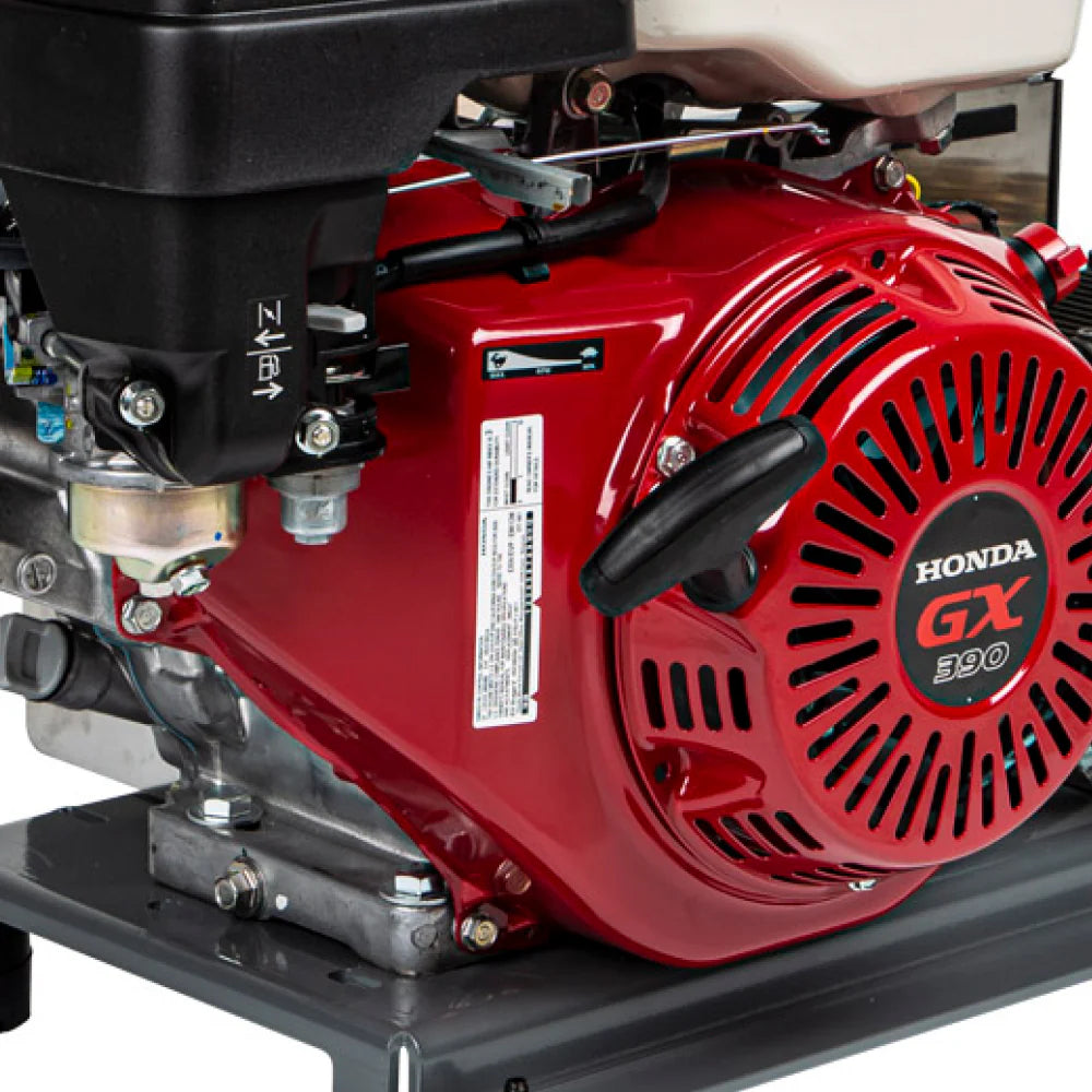3,200 PSI 5.5 GPM Truck Mount Cold Water Gas Pressure Washer with Honda GX390 Engine and CP Belt Drive Triplex Pump - B3213HTBAS