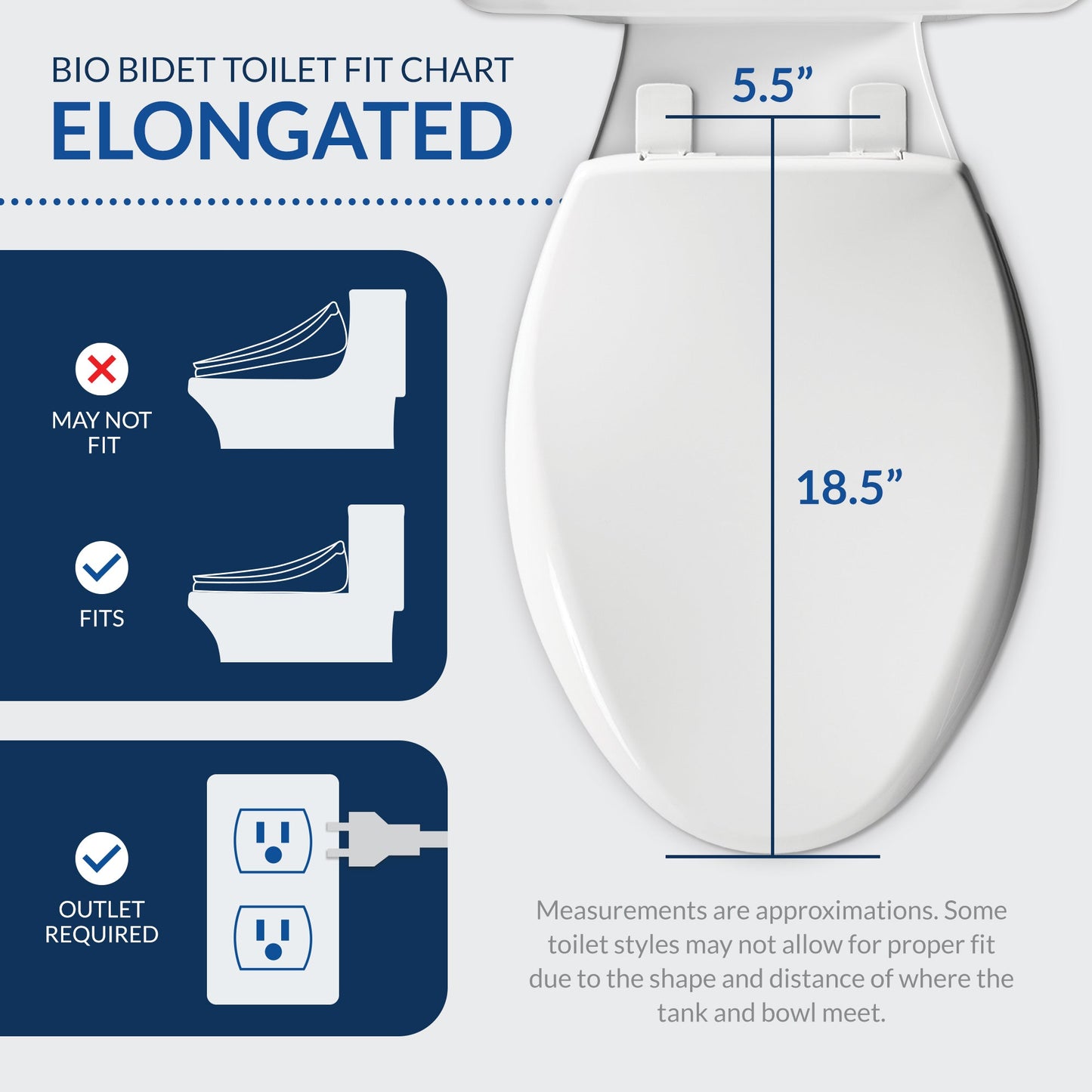 Bio Bidet BB-1200 Elongated Bidet Toilet Seat with Bemis Living App - 7ZBB1200E 000