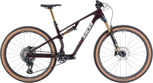 NEW Salsa Spearfish C Deluxe XO AXS Transmission Full Suspension XC Mountain Bike - 29", Carbon, Deep Orchid Carbon - 210000074687