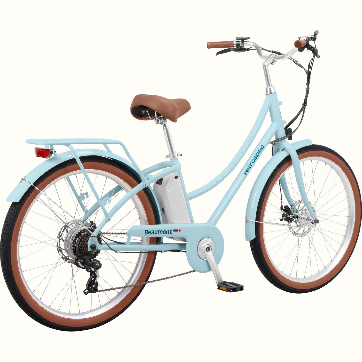 Retrospec Beaumont Rev 3 City Electric Bike - Step Through - 6597