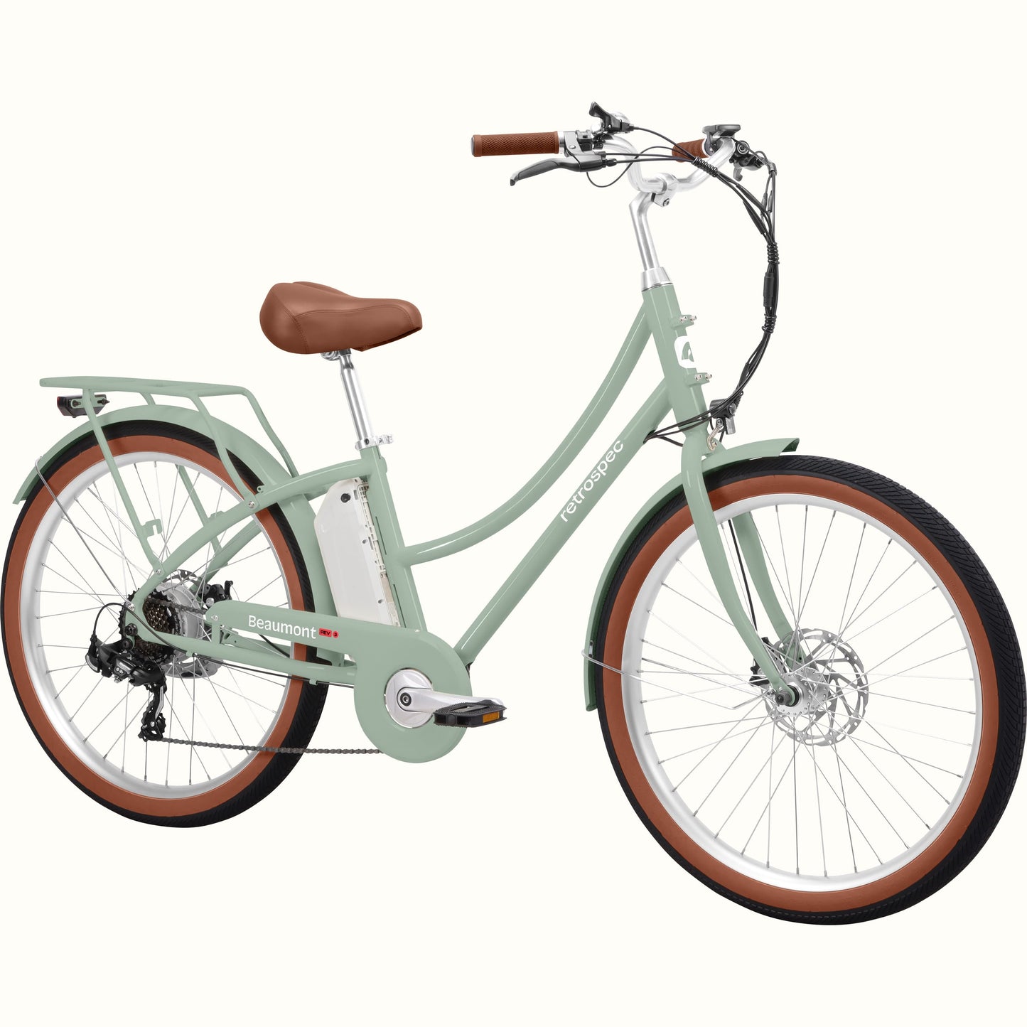 Retrospec Beaumont Rev 3 City Electric Bike - Step Through - 6597