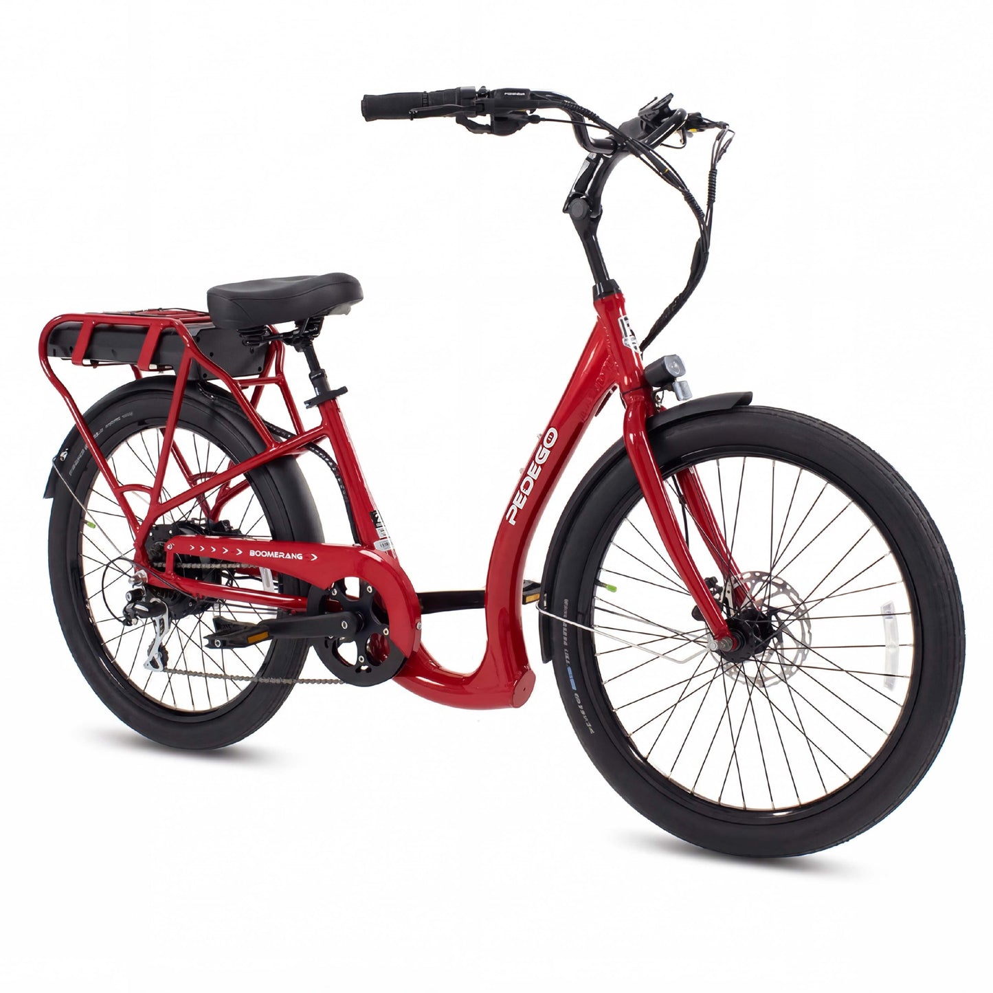 Pedego  Boomerang: Core - BWB-26-ST-BMR-C-REDG