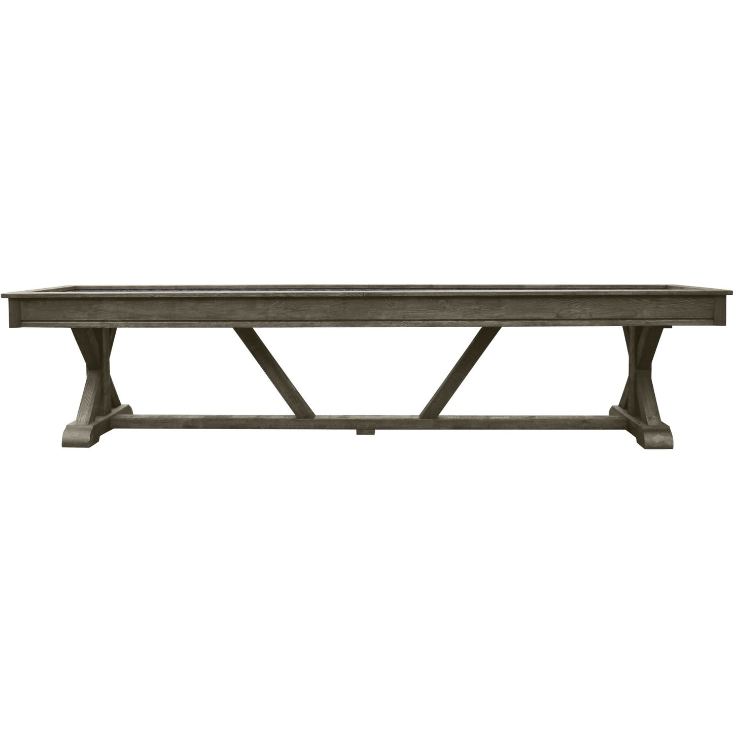 Playcraft Brazos River Pro-Style Shuffleboard Table in Gray - SHBRRWGY12