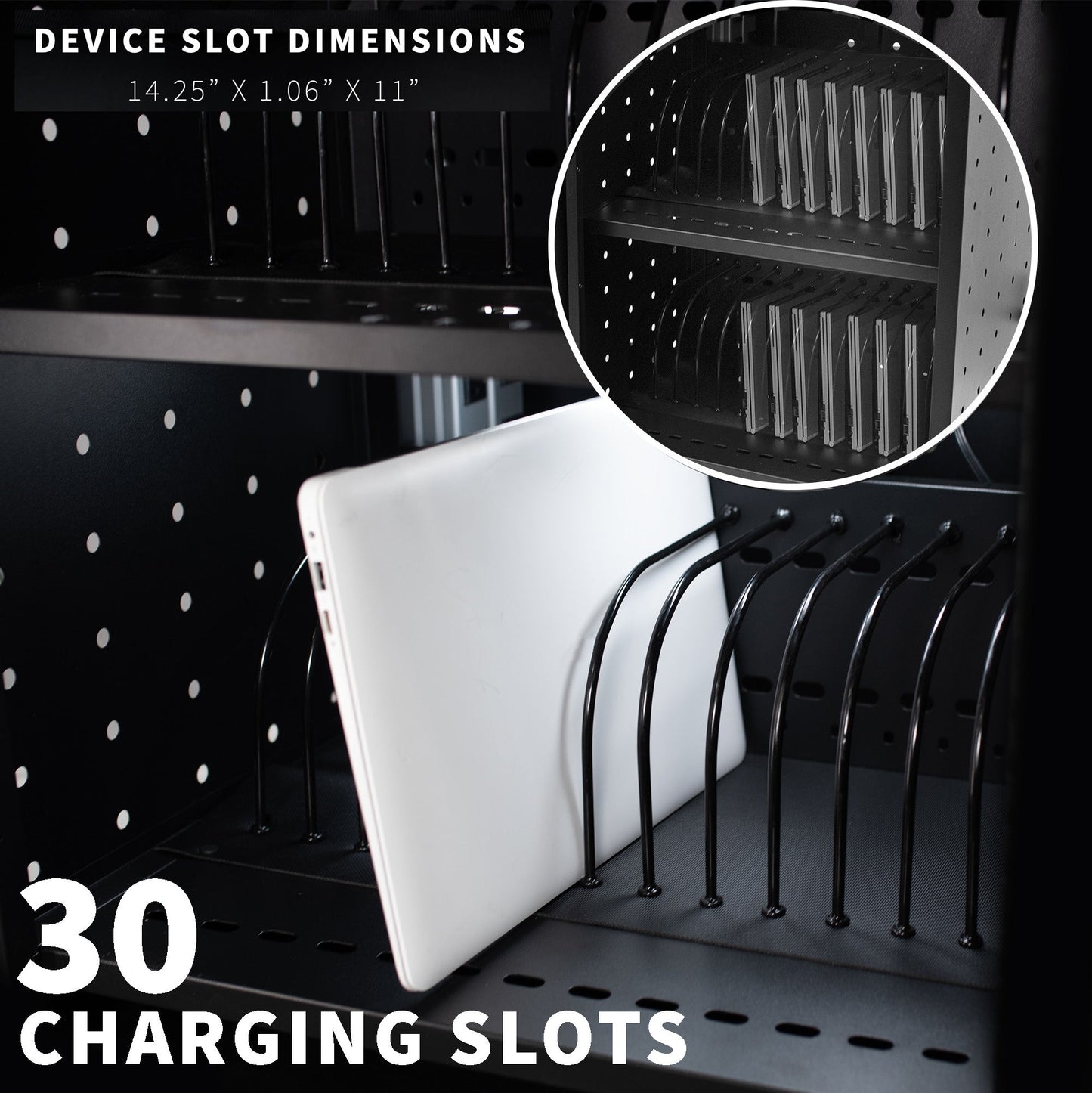 VIVO Laptop Charging with Keypad Lock - CART-LAPC1