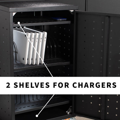 VIVO Laptop Charging with Keypad Lock - CART-LAPC1