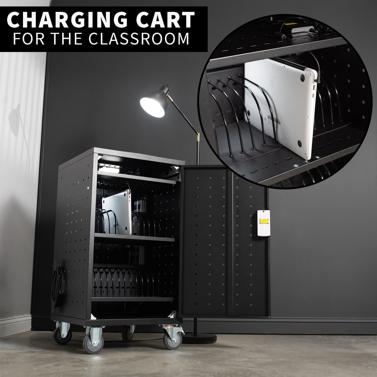 VIVO Laptop Charging with Keypad Lock - CART-LAPC1