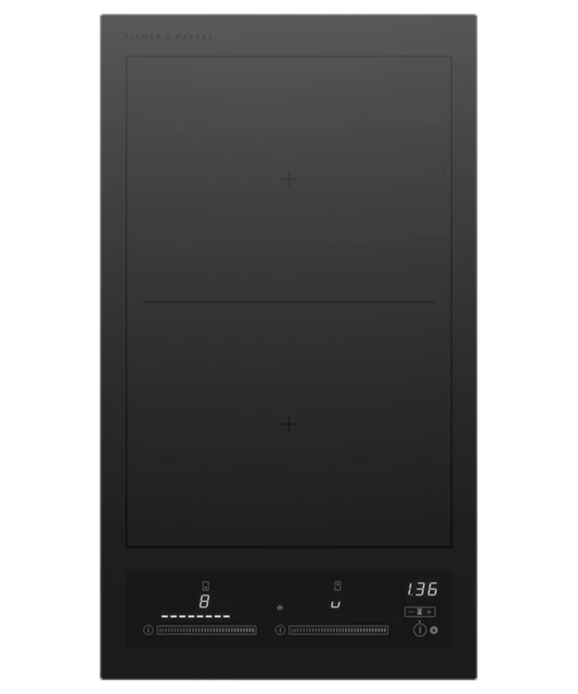 Fisher Paykel 12" Series 7 2 Zone Induction Cooktop, SmartZone Black - CI122ZDTB5