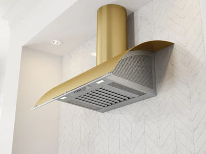 Zephyr COKE48CBGX 48" Okeanito Wall Brushed Gold - COKE48CBGX