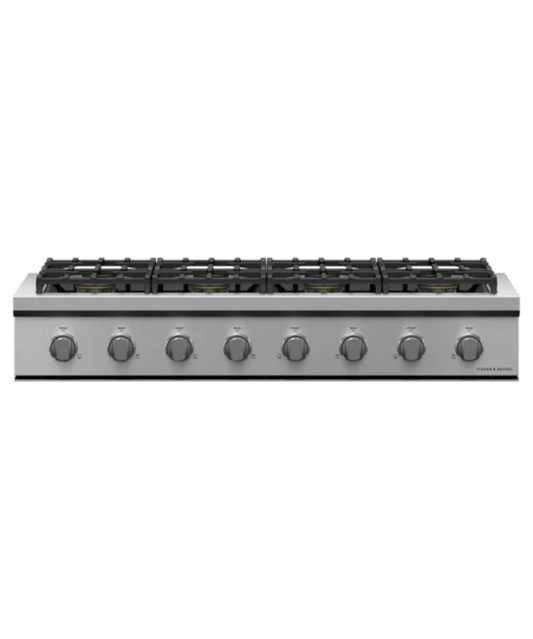 Fisher Paykel 48" Series 9 8 Burner Gas Rangetop, Natural Gas Stainless Steel - CPV3488N