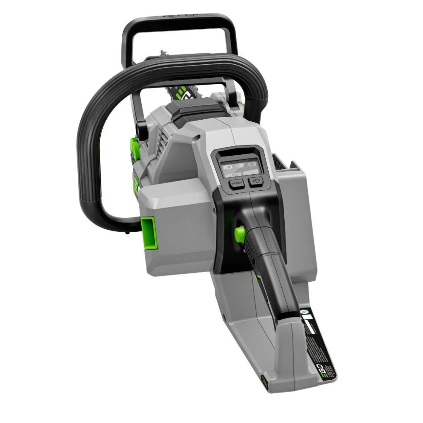 EGO Power+ 18 Inch Chain Saw with 2500W Motor, Digital Display and Adjustable LED Work Light with 6Ah Battery and Charger - CS1815