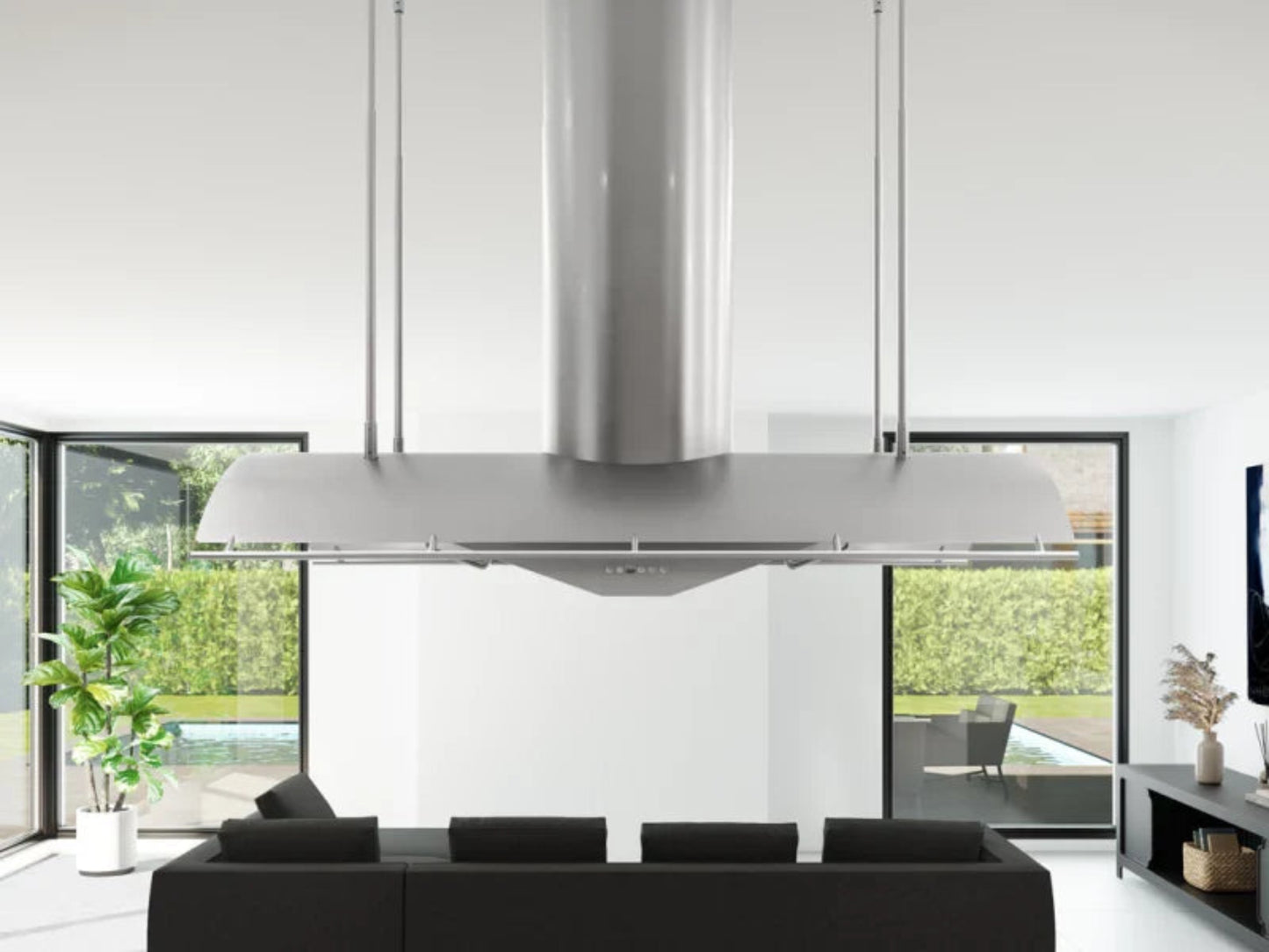 Zephyr CTPE54CSX 54" Trapeze Island Stainless Steel - CTPE54CSX