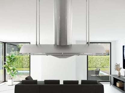 Zephyr CTPE54CSX 54" Trapeze Island Stainless Steel - CTPE54CSX