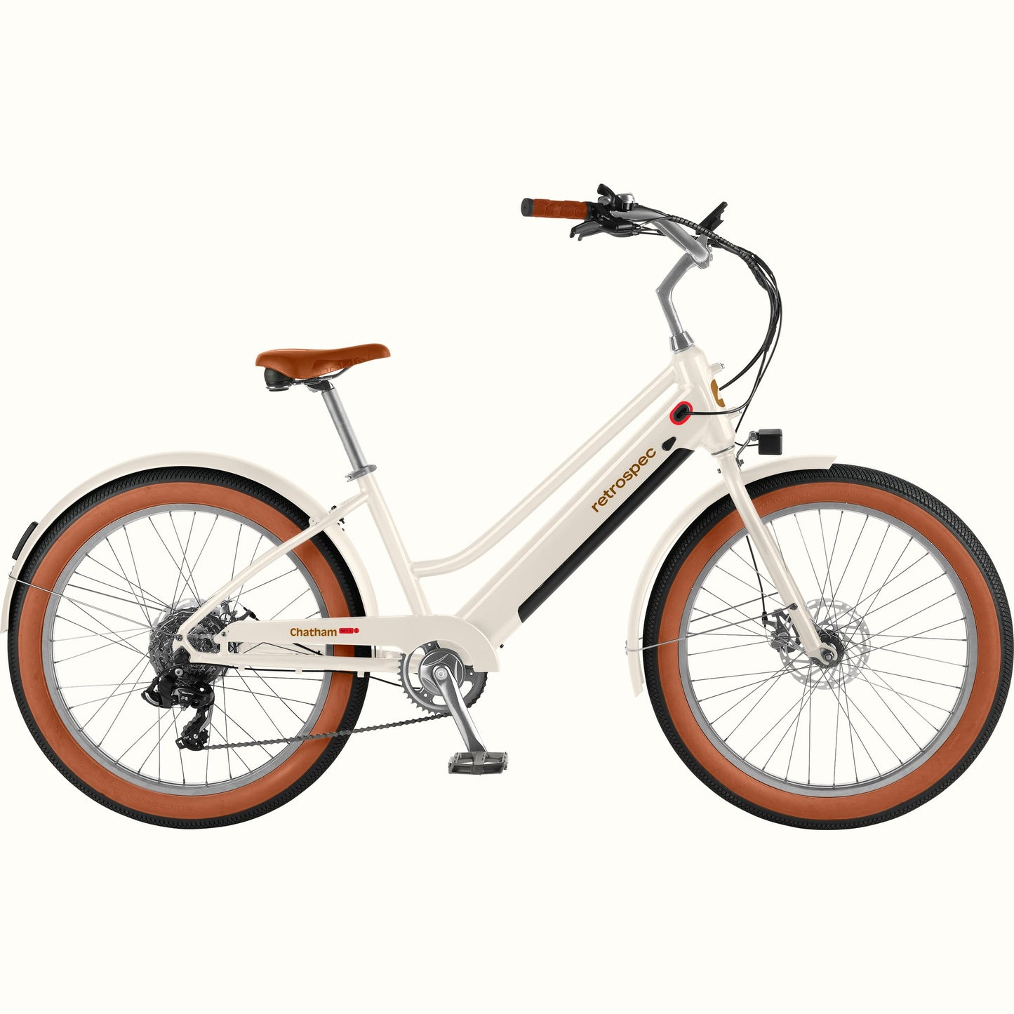 Retrospec Chatham Rev+ 2 Beach Cruiser Electric Bike - Step Through - 6745