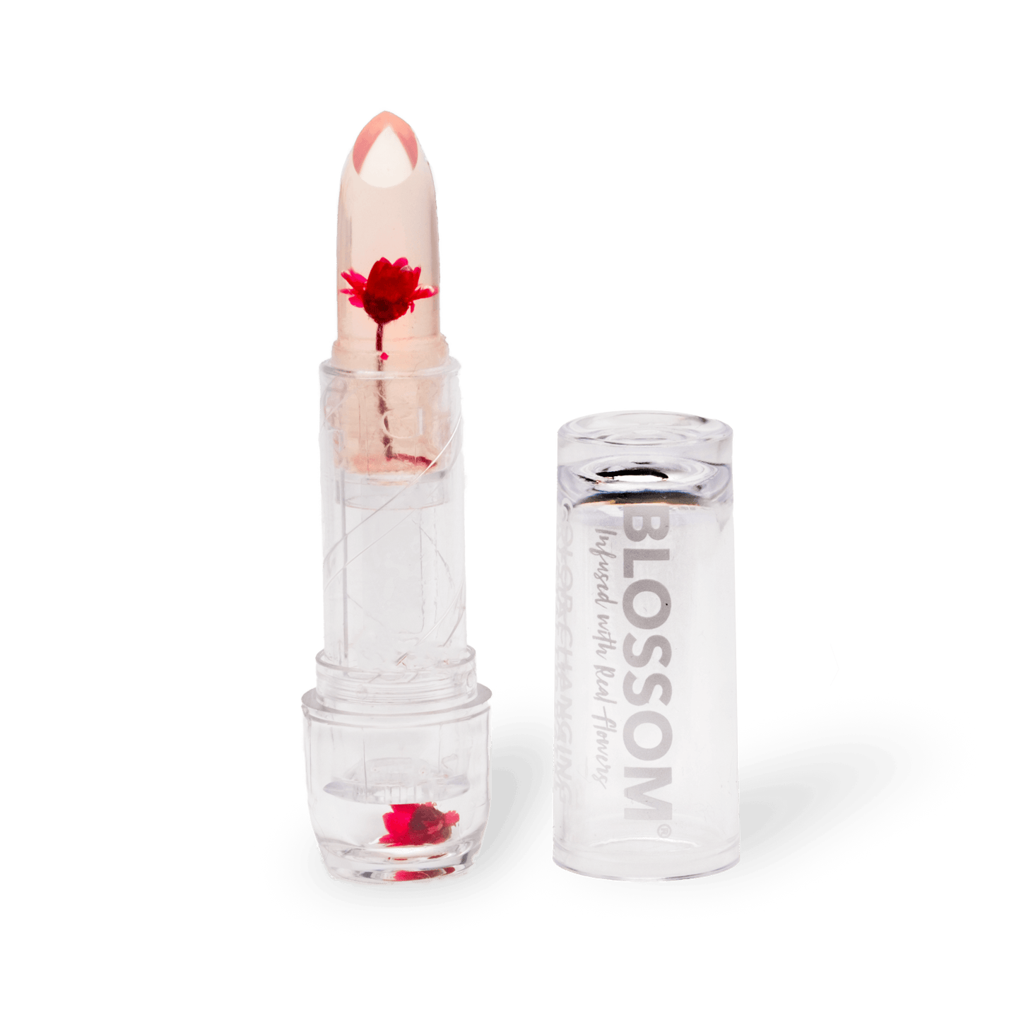 Blossom Color-Changing Crystal Lip Balm - BL-CCCLB-PNK