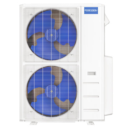 MRCOOL DIY 5th Gen Mini Split - 6-Zone 55,000 BTU Ductless Air Conditioner and Heat Pump Condenser with 18K + 9K + 6K + 6K + 6K + 6K Ceiling Cassette Air Handlers