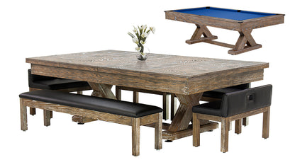 Legacy Billiards Cumberland 8 Ft Pool Table Dining Collection - 109073