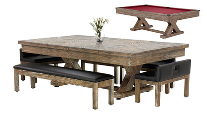 Legacy Billiards Cumberland 8 Ft Pool Table Dining Collection - 109073