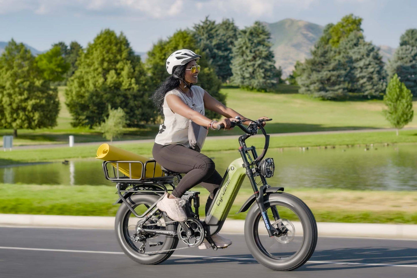 Cyrusher Kommoda 3.0 Step-Through E-Bike - US-KMDA3.0-GN