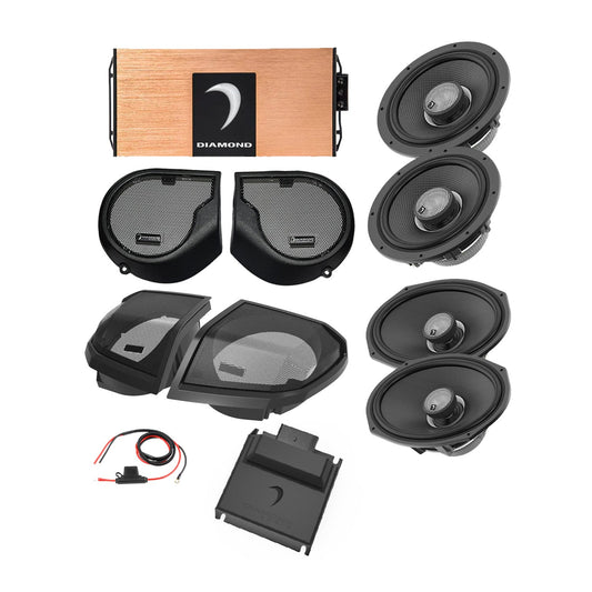 Diamond Audio 24+ Harley Davidson Street Glide 4-Speaker System - DA24SGSP3
