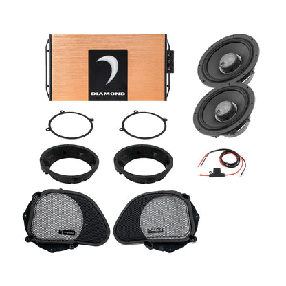 Diamond Audio 98 - 13 Harley Davidson Road Glide 2-Speaker System - DA9813RGSP1