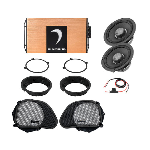 Diamond Audio 98 - 13 Harley Davidson Road Glide 2-Speaker System - DA9813RGSP1