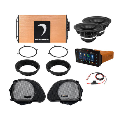 Diamond Audio 98 - 13 Harley Davidson Road Glide 2-Speaker System - DA9813RGSP2R