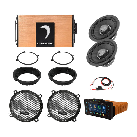 Diamond Audio 98 - 13 Harley Davidson Street Glide 2-Speaker System - DA9813SGSP1R