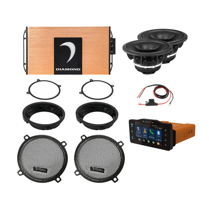Diamond Audio 98 - 13 Harley Davidson Street Glide 2-Speaker System - DA9813SGSP2R