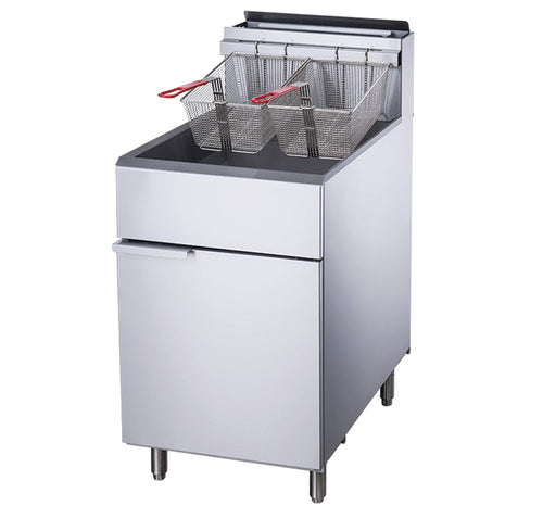 Chef AAA - TCF5-LPG Commercial 70lbs Liquid Propane Gas Fryer with 5 Tube Burners - TCF5-LPG