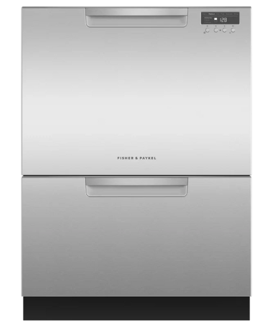 Fisher Paykel Series 7, Contemporary Tall Double DishDrawer Dishwasher Stainless Steel - DD24DCHTX9N