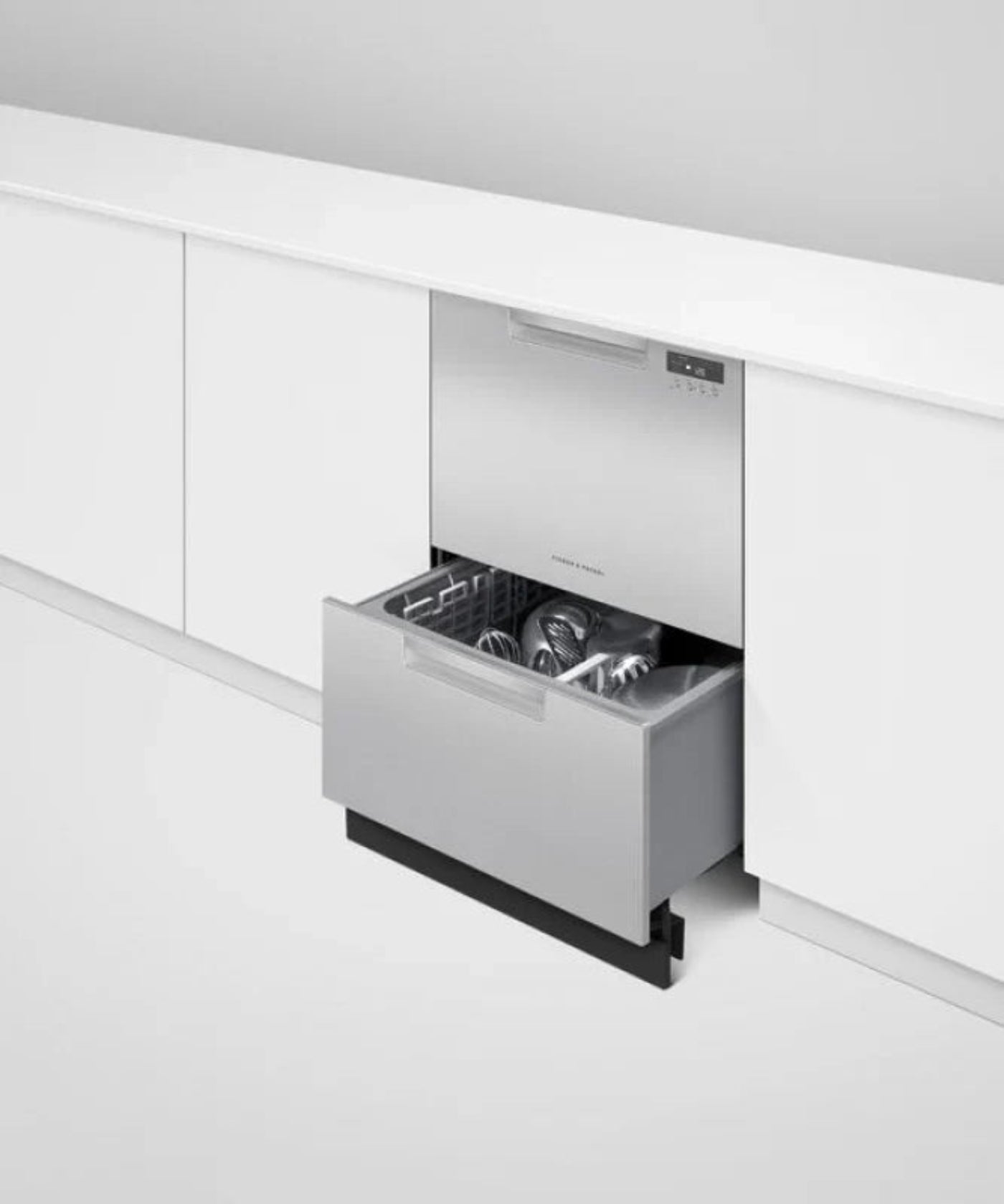 Fisher Paykel Series 7, Contemporary Tall Double DishDrawer Dishwasher Stainless Steel - DD24DCHTX9N