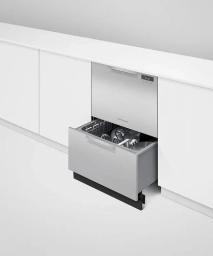 Fisher Paykel Series 7, Contemporary Tall Double DishDrawer Dishwasher Stainless Steel - DD24DCHTX9N
