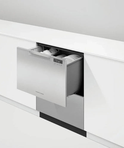 Fisher Paykel Series 7, Contemporary Tall Double DishDrawer Dishwasher Stainless Steel - DD24DCTX9N