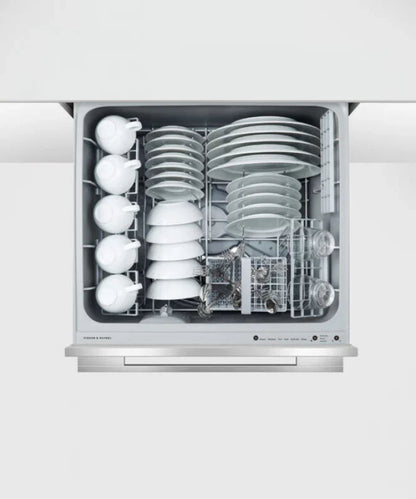 Fisher Paykel Series 9, Contemporary Tall Double DishDrawer Dishwasher Stainless Steel - DD24DDFTX9N