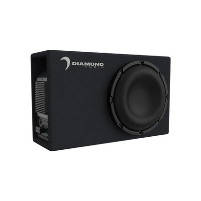 Diamond Audio 10" Slot Vented Active Subwoofer Enclosure (2Ω) - DESMB10A