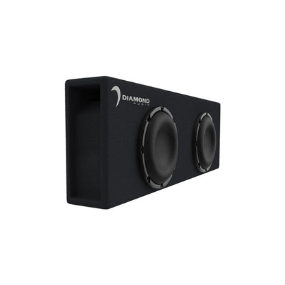 Diamond Audio 10" Dual Slot Vented Passive Subwoofer Enclosure (2Ω) - DESMB10D